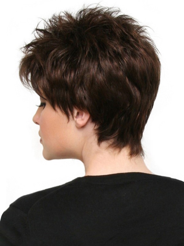 Ondulée Courte 100% Cheveux Naturels Remy Perruques