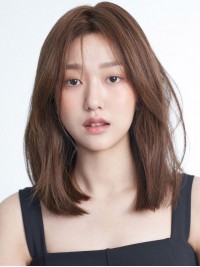 Moyenne Ondulée Capless Cheveux Naturels Perruques