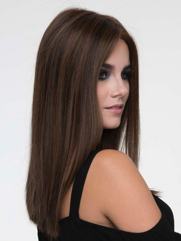 Longue Tout Droit Capless Perruques Cheveux Naturels Remy