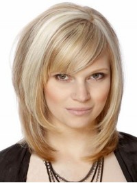 Blonde Tout Droit Perruques Cheveux Naturels