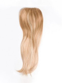 5"x3"  20" Tout Droit Blond 100% Cheveux Naturels Remy Mono Toupet