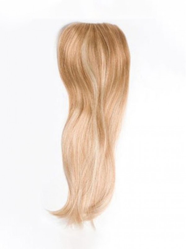 5"x3"  20" Tout Droit Blond 100% Cheveux Naturels Remy Mono Toupet