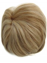 6"x6" Blond 100% Cheveux Naturels Remy Hinzufügung Mono Top Wiglet