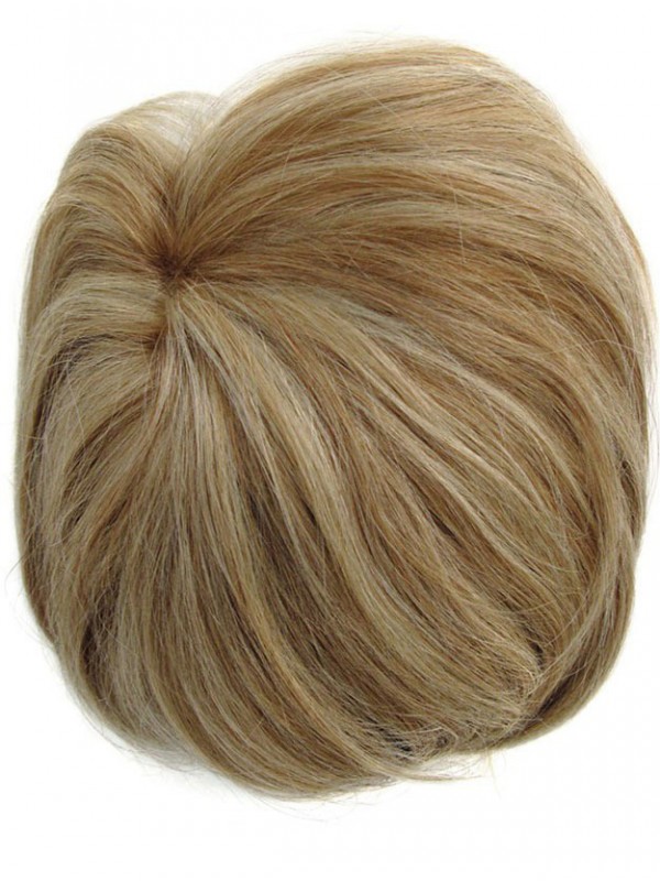6"x6" Blond 100% Cheveux Naturels Remy Hinzufügung Mono Top Wiglet