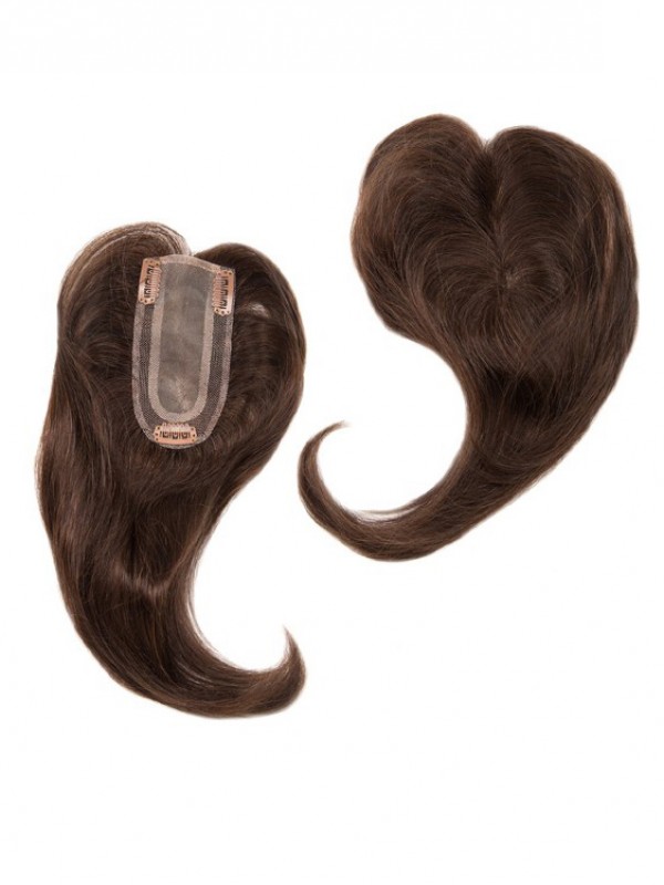 5"x3" Hinzufügen Zum Teil 100% Cheveux Naturels Remy Topper