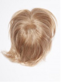 6.5"x9" Courte Blond 100% Cheveux Naturels Remy Top Toupet