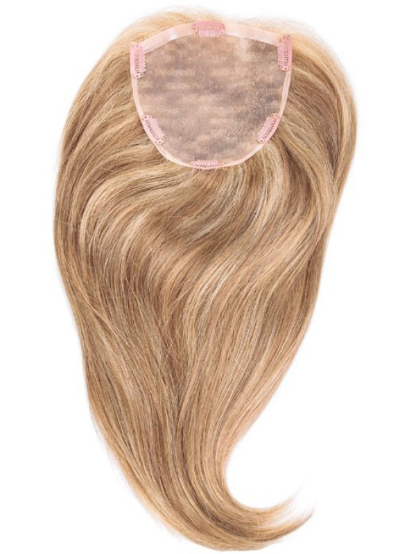 6"x6" Longue Blond 100% Cheveux Naturels Remy Mono Top Toupet