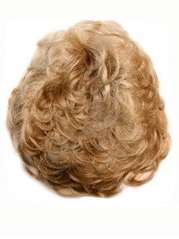 6.5"x9" Bouclée 100% Cheveux Naturels Remy Hinzufügung Toupet