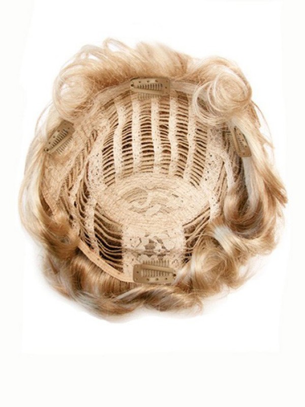 6.5"x9" Bouclée 100% Cheveux Naturels Remy Hinzufügung Toupet